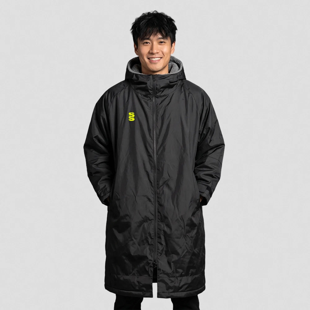 Stuart Surridge Fleece Robe Jacket - Black
