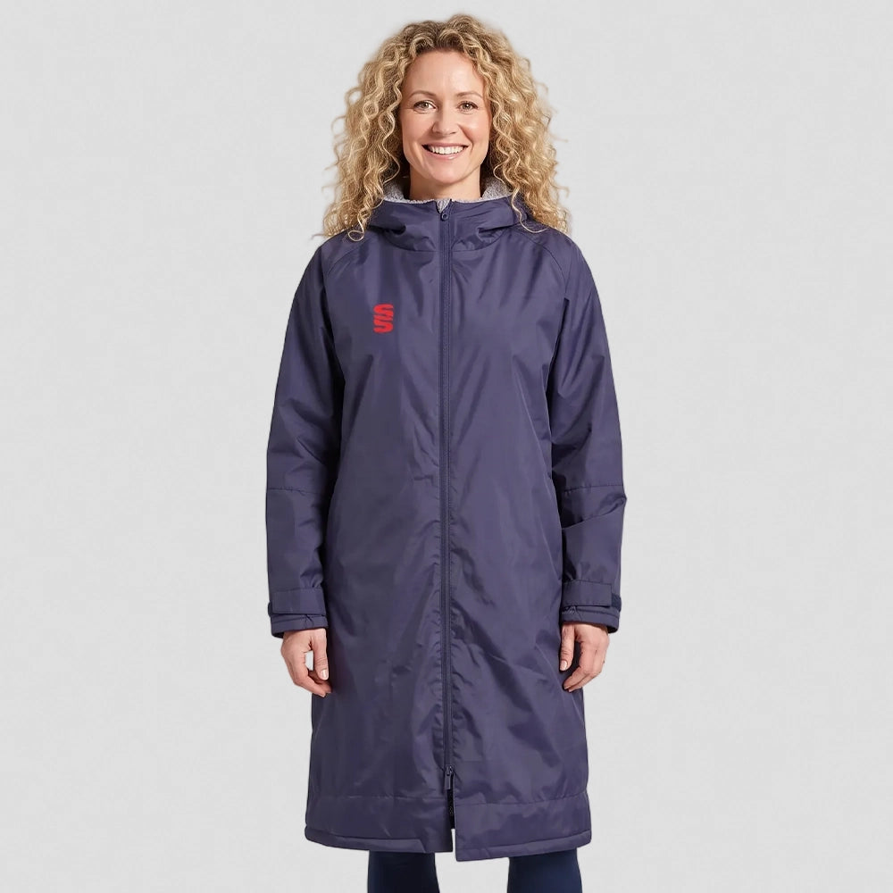 Stuart Surridge Fleece Robe Jacket - Navy
