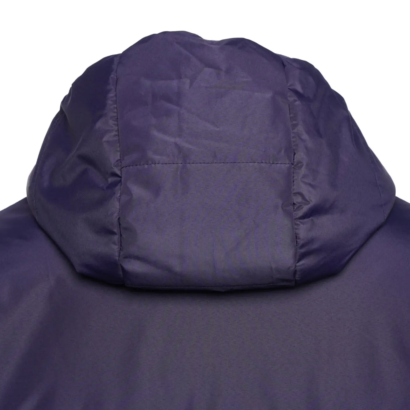 Close-up hood view of the Stuart Surridge Active Long Padded Coat - Navy WL005.