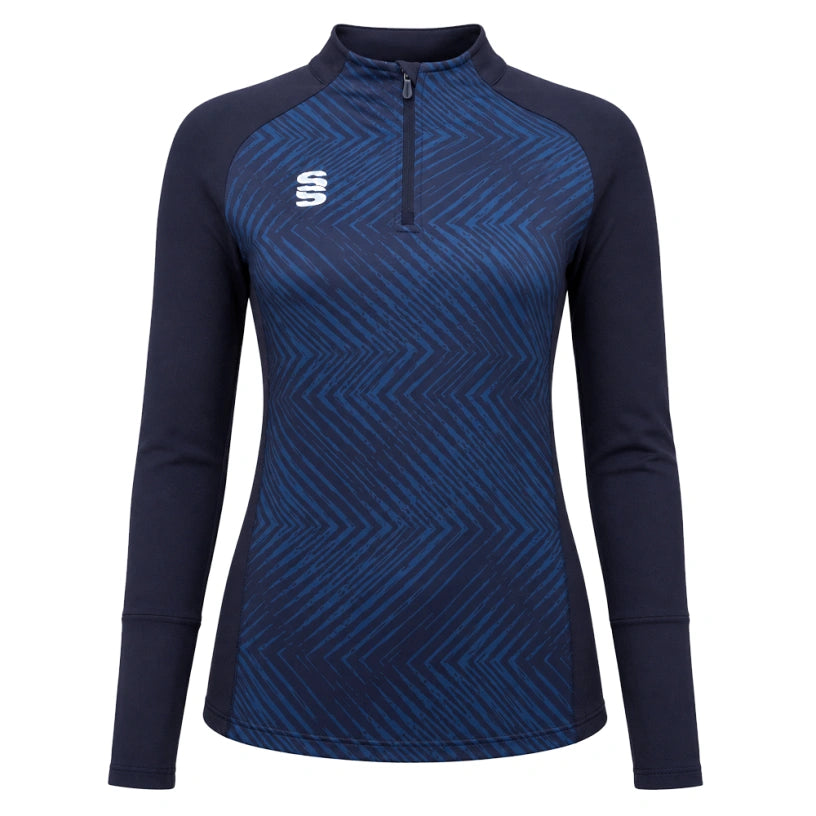 Women's Volt 1/4 Zip Performance Top in Navy.