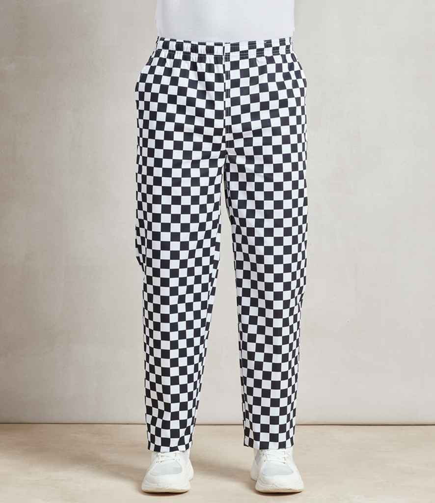 Model wearing the Premier Essential Chef's Trousers