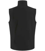 Regatta RG372 (TRA925) Ascender Two Layer Soft Shell Bodywarmer black/mineral grey back view