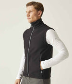 black Regatta RG372 (TRA925) Ascender Two Layer Soft Shell Bodywarmer worn by model