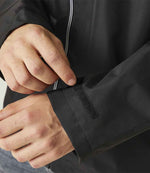 sleeve detail on black Regatta RG374 (TRW532) Ascender Waterproof Shell Jacket