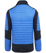 Rear view of Regatta E-Volve Unisex Thermal Hybrid Jacket in Strong Blue/Navy