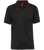 Regatta Navigate Polo Shirt in Black / Red