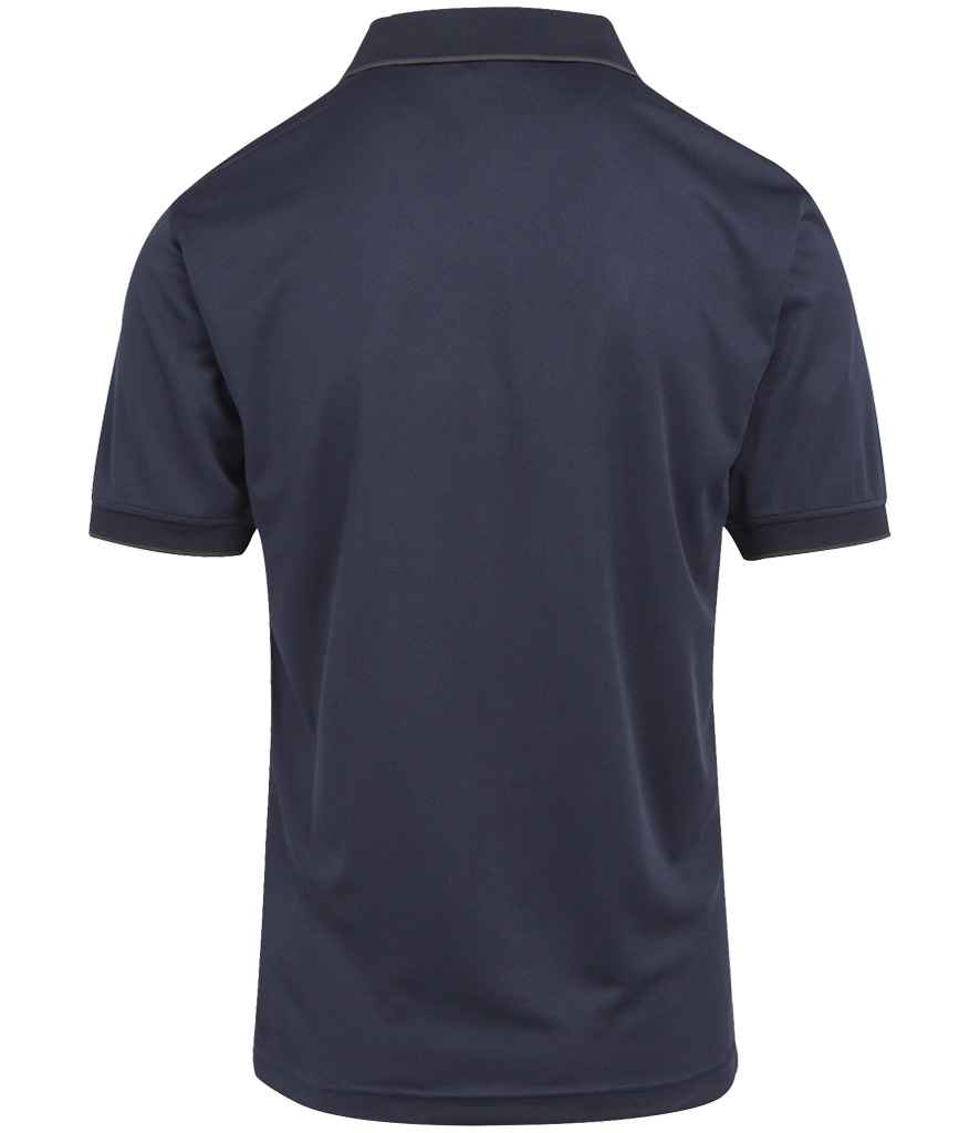 Rear view of Regatta Navigate Polo Shirt in Navy / Grey