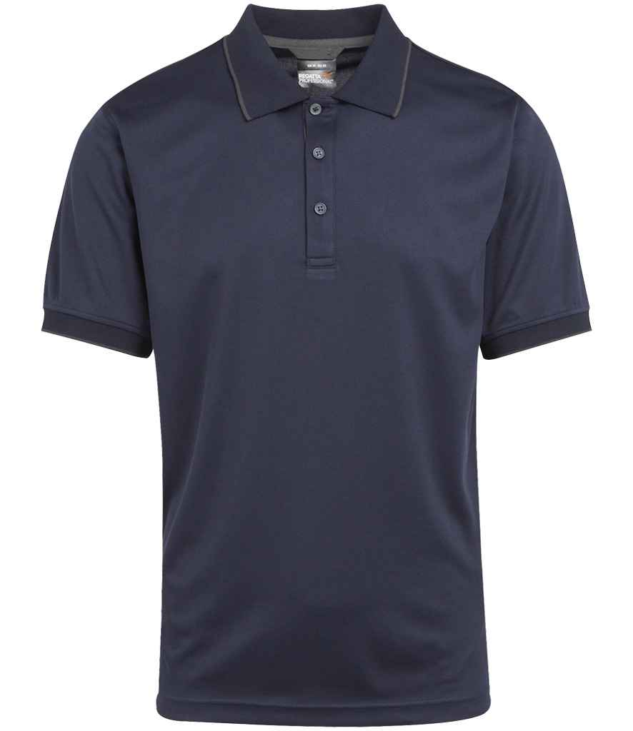 Regatta Navigate Polo Shirt in Navy / Grey