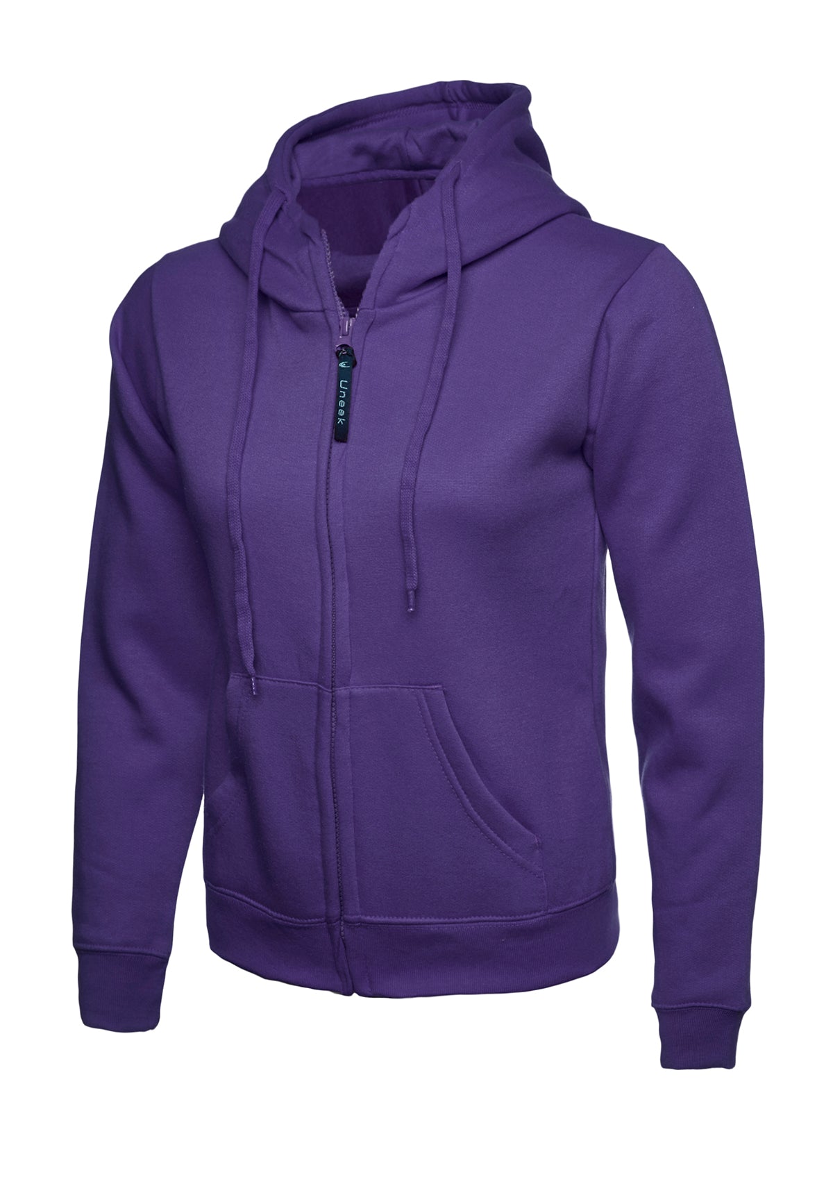 Uneek Ladies Classic Full Zip Hooded Sweatshirt UC505